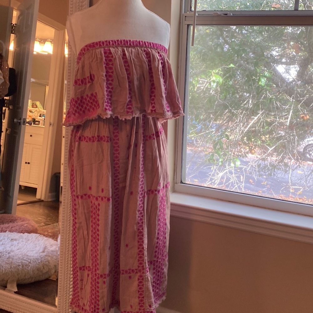 Free People strapless dress